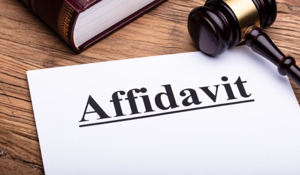 affidavits