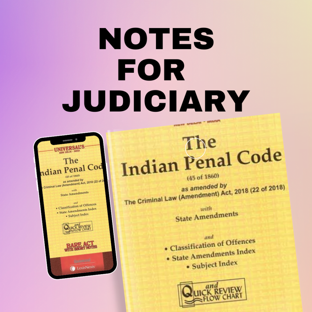 India Penal Code (IPC) Notes For Judiciary PDF - Go Legal