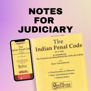 India Penal Code (IPC) notes for judiciary PDF